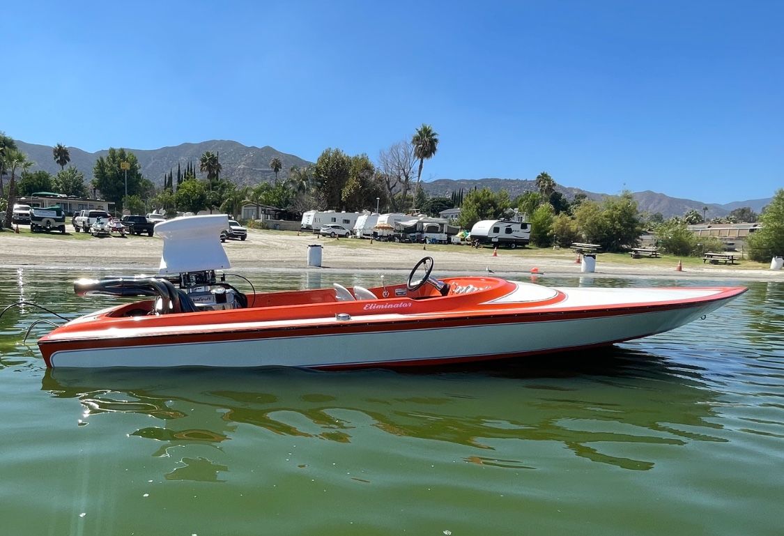 1976 Eliminator Bubble Deck Jet Boat, Big Block Chevy 468 Bostick Motor Fresh Built, Fully Restored Boat And Trailer