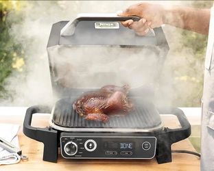 Ninja Woodfire Outdoor Grill & Smoker – Perfect for Patios