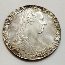 1780 Austria Silver Thaler Coin