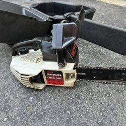 Craftsman Chain Saw With Solid Locking Holder Storage Carrying Case  