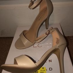 Lauren Conrad Beige Heels, Size 7.5