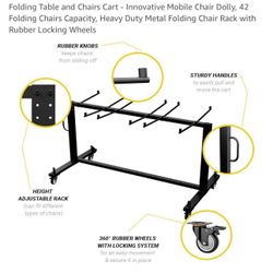 Free Used Rack For Chairs Or Tables