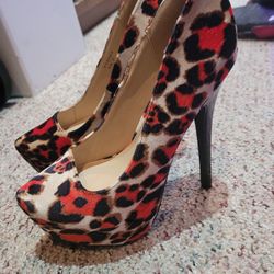 Red Camo Heels