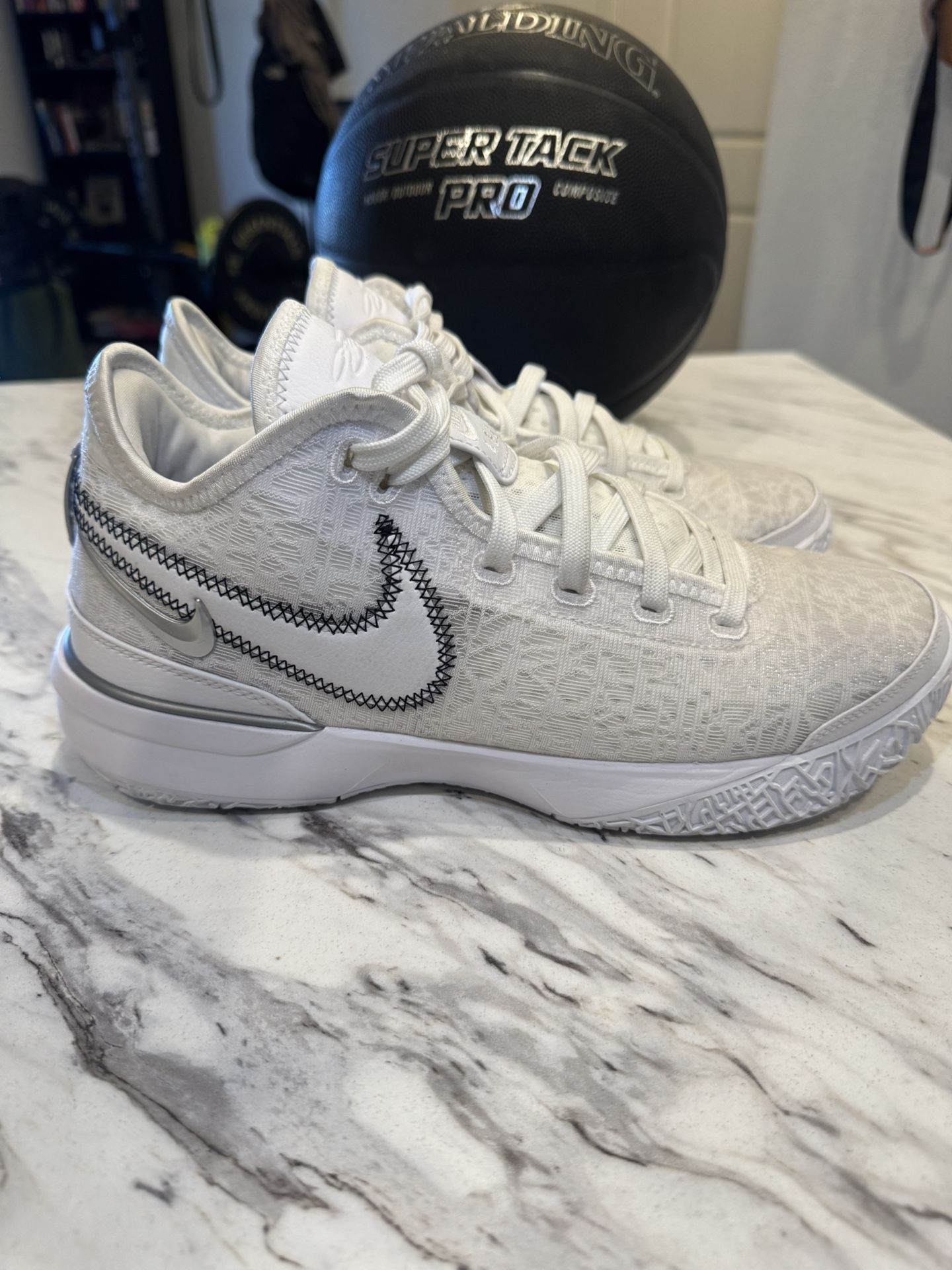 Basketball Shoes And Ball 