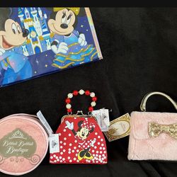 Disney Bibbidi Bobbidi Boutique 7” Purses👛🥰 Matching Umbrella ☔️ In Profile $19.99’EACH ! 