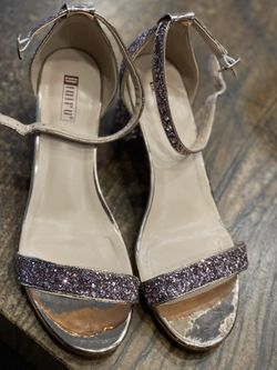 Rose Gold Glitter Heels