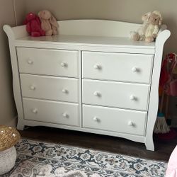 White Wooden Dresser