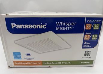Panasonic RG-M79A Whisper Mighty 70/90 CFM Bathroom Exhaust Fan