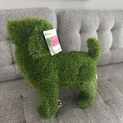 13 in. Green Artificial Turf Topiary New 