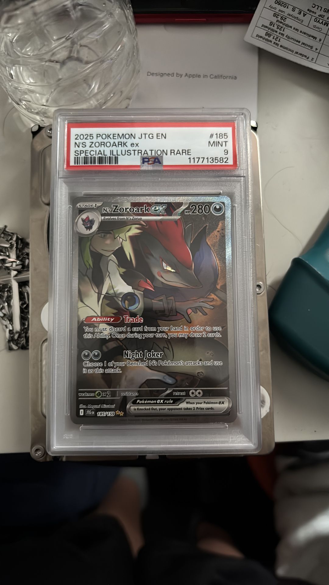 3 graded Pokemon cards