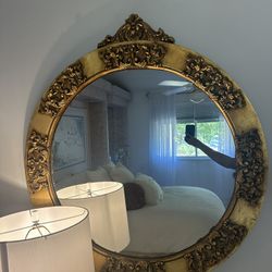 Gold Antique Mirror