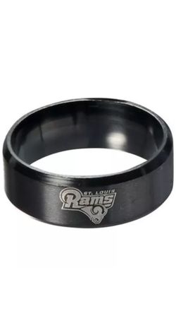 St. Louis Rams Stainless Steel Ring