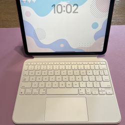Apple Magic Keyboard Folio for iPad 10th Gen (10.9”) - White - Excellent Condition