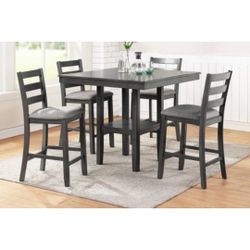 Gray Dining Table Set 