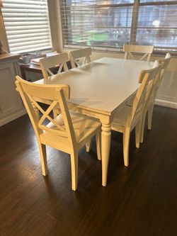 White Wood Table