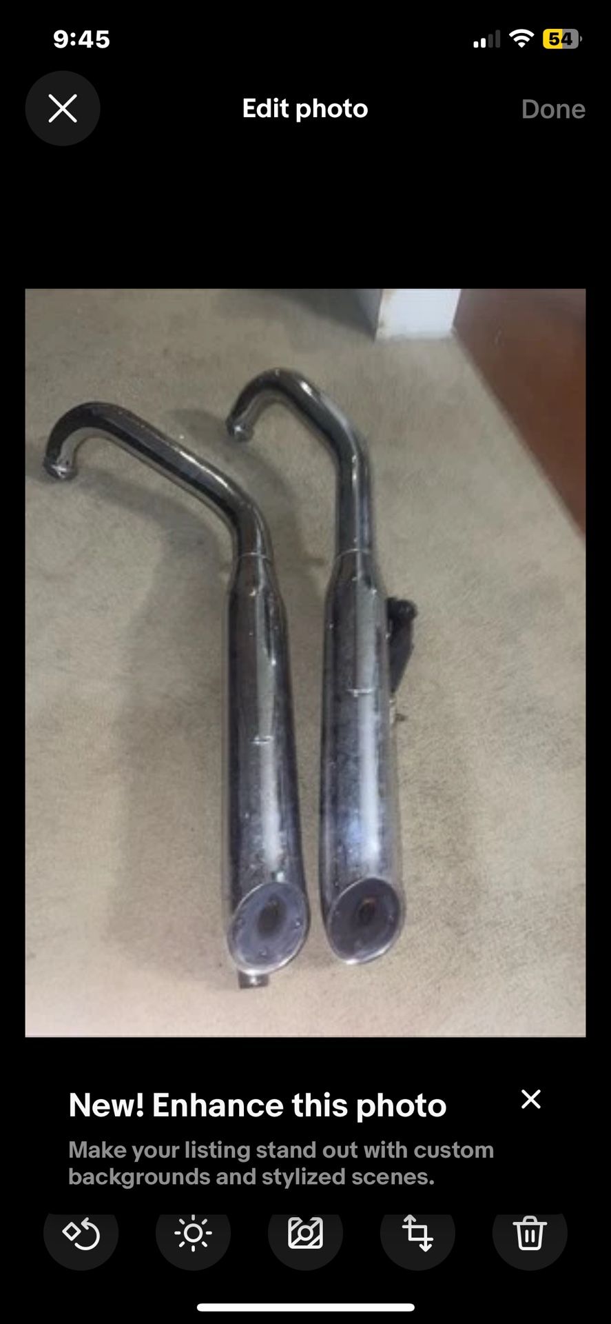 Exhaust Pipes For A 99 Kawasaki Vulcan 800