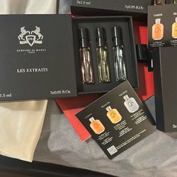 3 samples led extraits parfum de Marley