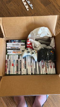 Xbox and Xbox 360 games and controllers