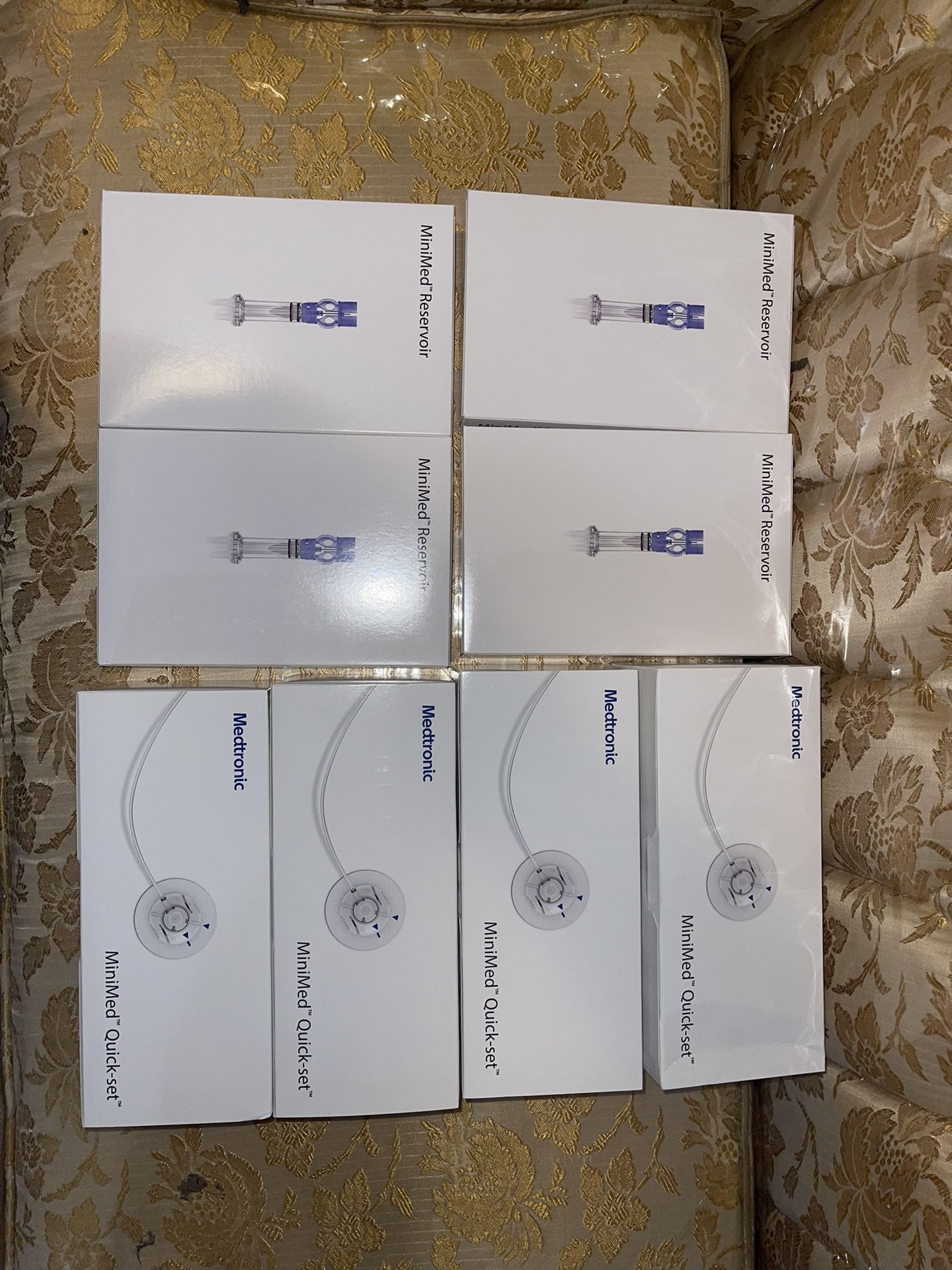 Medtronics Medmimi MMT-398A Quickset 6mm Cannula 43 Inch Tubing & MMT-332A 3.0 ml Reservoirs