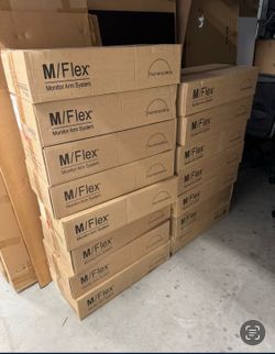 Brand New Humanscale M/ Flex Dual Monitor Arm