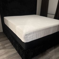 King Bedframe+mattress+box Spring