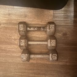 Weights ( 2 * 10Lbs and 1 * 8Lbs)