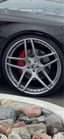 (4) 24" FORGIATO DIECI-C  Wheels/Rims 5X112 Mercedes Benz for Parts Only