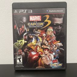 Marvel vs Capcom 3 Fate Of Two Worlds PS3 PlayStation 3 Video Game 2011