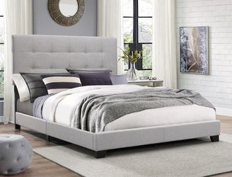 New Grey Queen Bed Frame Only