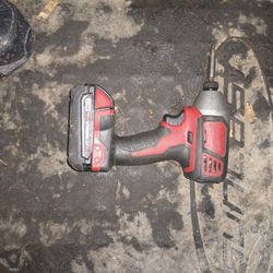 Milwaukee Impact Drill And Battery