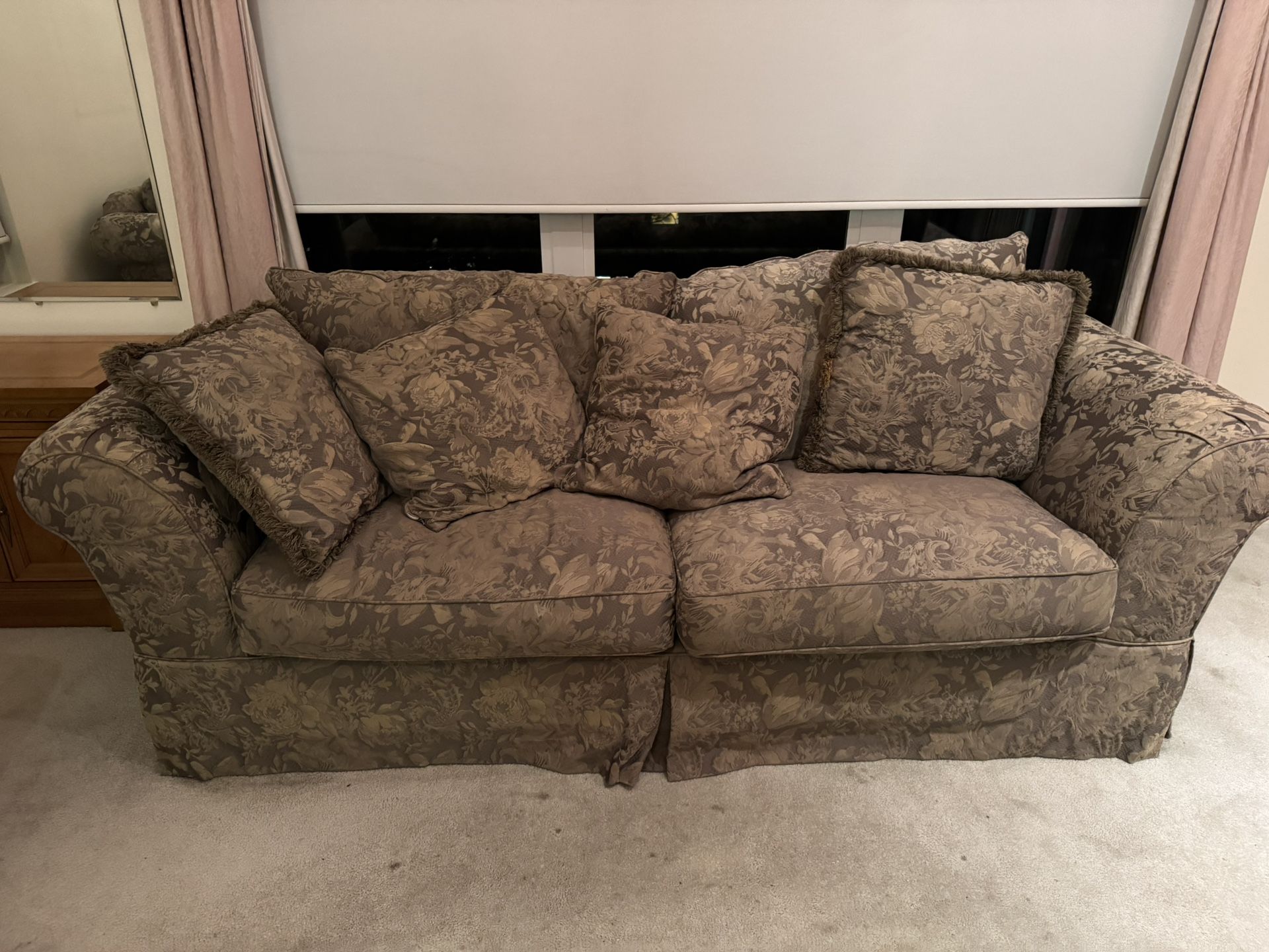 FREE Sofa Bed, Chair And Media Armoire