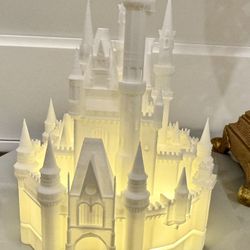 Cinderella Castle 3D Printed Night light or display. New