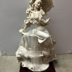 Giuseppe Armani 1985 - Summer Outing- Lady With Parasol" Figurine - 15" Tall