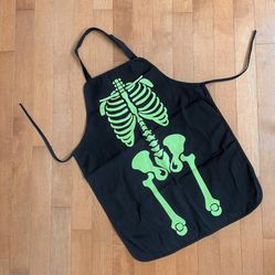 Kids Cool Glow-In-The-Dark skeleton Apron