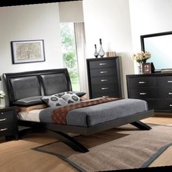 Queen Plataform Bed Frame Dresser Mirror One Nightstand Free Local Delivery Check Description