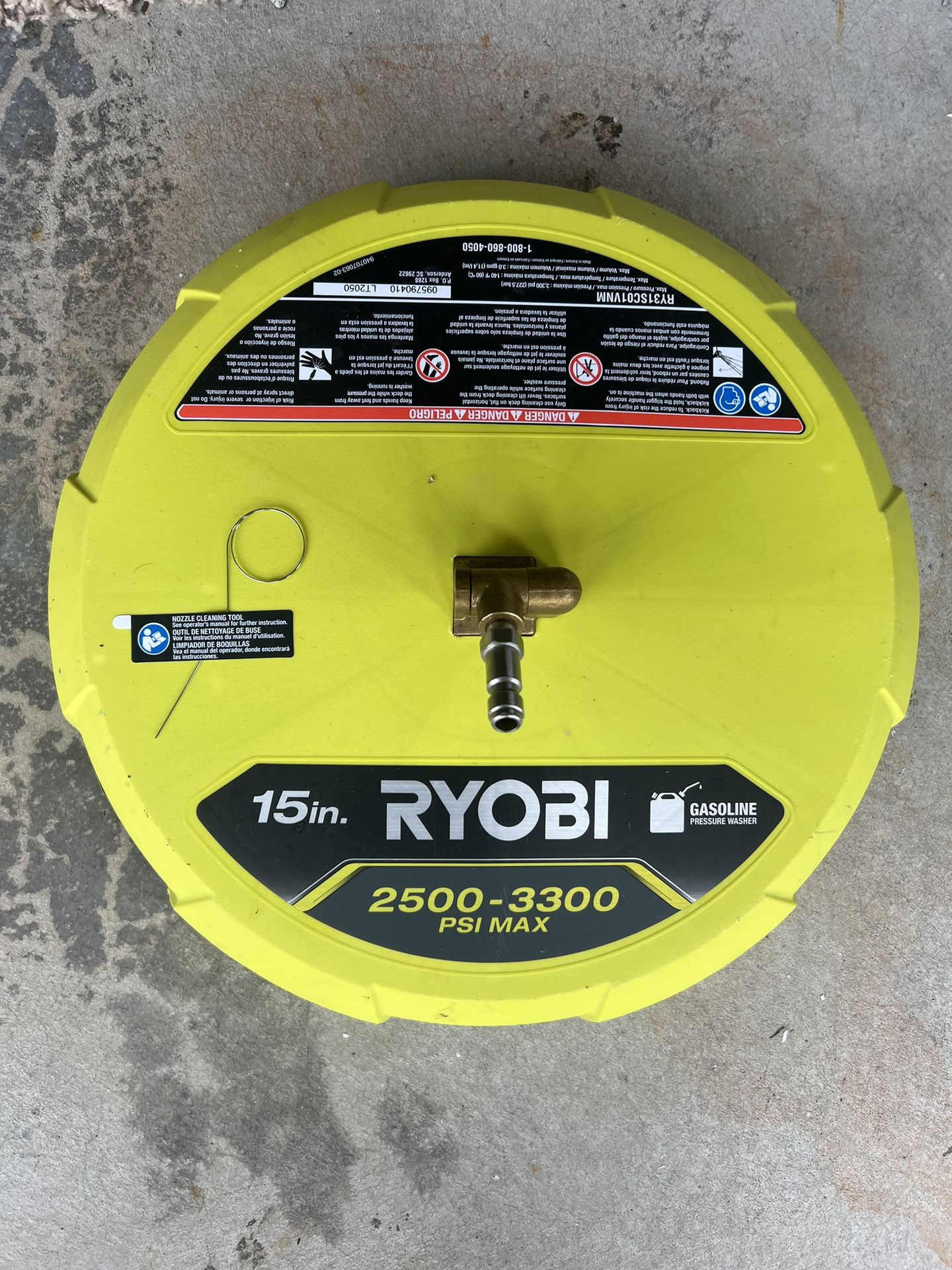 ***Ryobi Pressure Washer Surface Cleaner 15"  Up To 3300 Pso