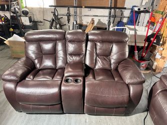 3 piece Brown Sofa Set