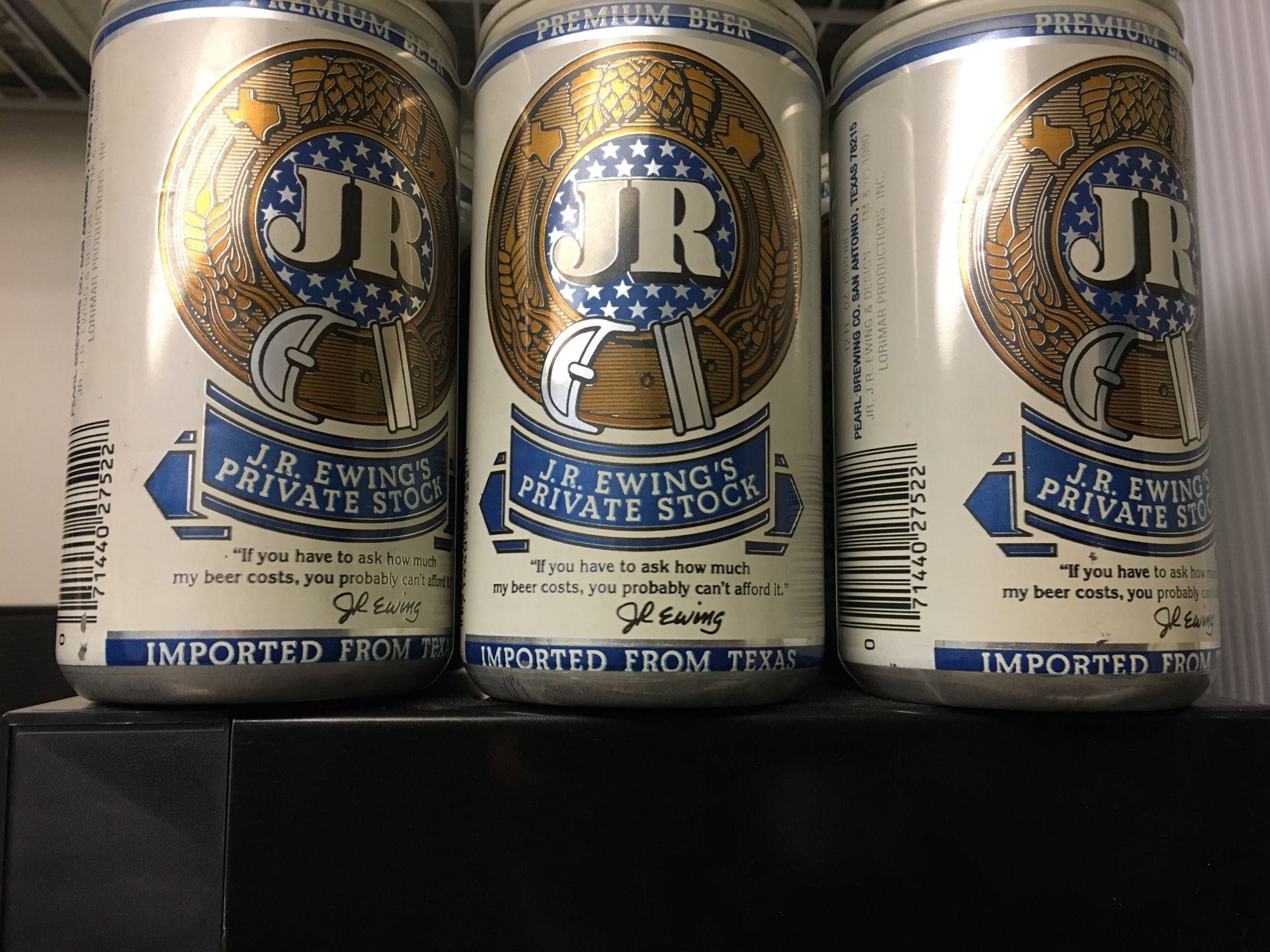 Authentic JR Ewing Beer Six Pack Collector’s Item