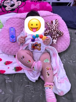 Pink Nursery Pillow