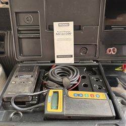 Midtronics MICRO500 Battery Starting Charging Analyzer With Printer, And Case