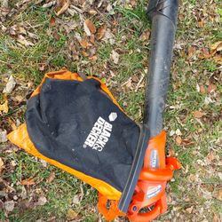 Black And Decker Blower Vacuum 