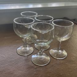 Set Of 7 Wine Glasses