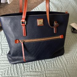 Beautiful Navy Blue Dooney Burke