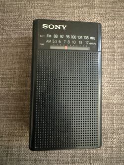 Vintage Sony ICF-P26 Portable Pocket FM/AM Radio *Tested*