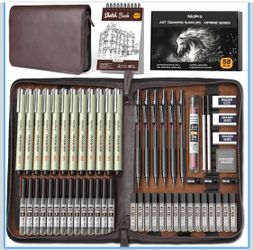 Nicpro 58PCS Art Drawing Supplies Kit