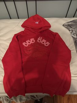 red 555 spyder hoodie