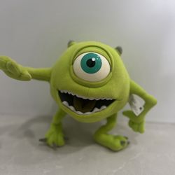 Mike Wazowski Plush Disney Pixar's Monster's Inc 9” Tested