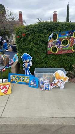 Sonic birthday supplies