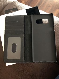 Wallet case for Samsung galaxy note 8 Original Leather( Original price $60 )