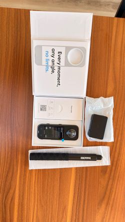 Insta360 X5 8K 360 Action Camera + Accessories – unboxed